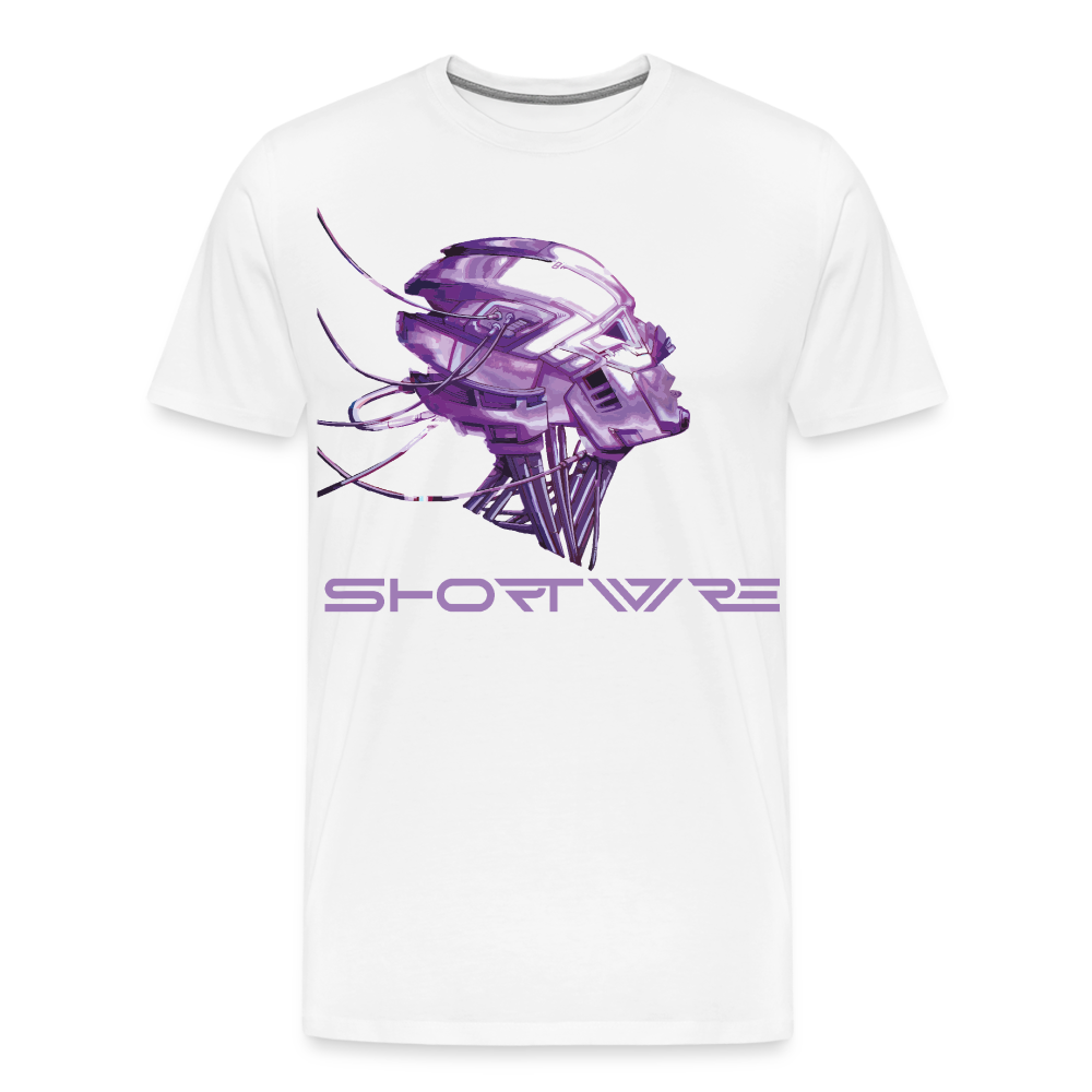 Shortwire Premium T-Shirt - "Cortex Bomb" - white