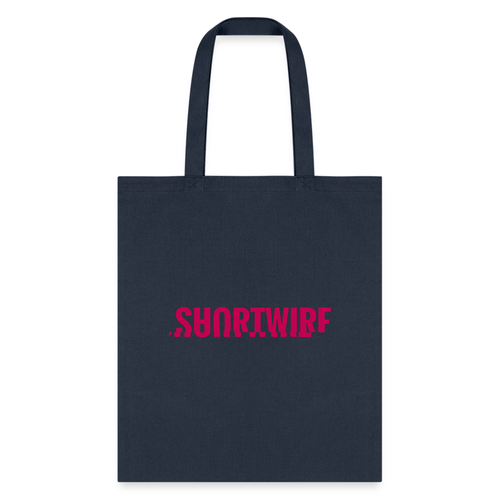 Tote Bag - "Shortwire" - navy