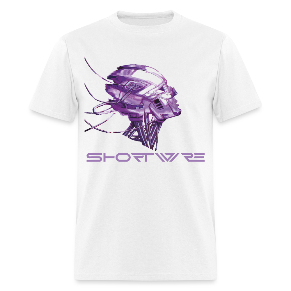 Shortwire Unisex Classic T-Shirt - "Cortex Bomb" - white