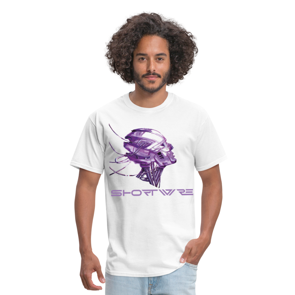 Shortwire Unisex Classic T-Shirt - "Cortex Bomb" - white